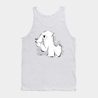 Polar bear hugs Tank Top